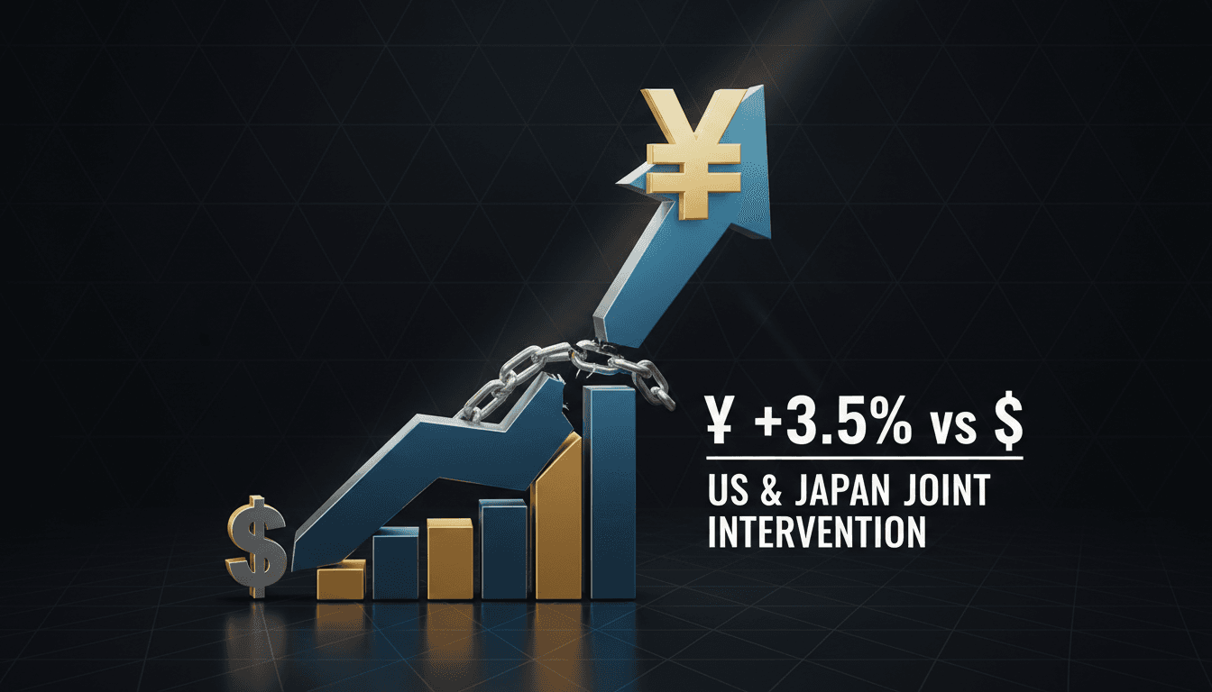 US and Japan collaborate in currency market intervention