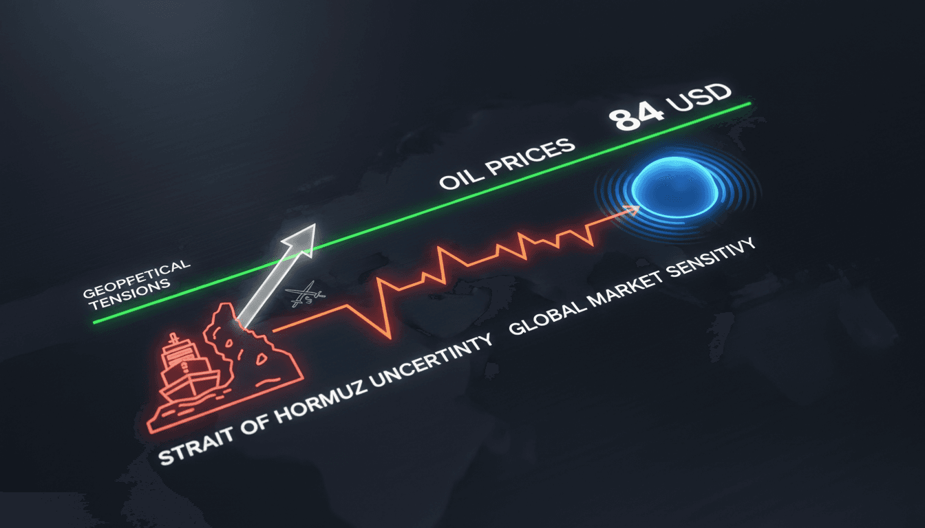 Oil prices and geopolitical tensions in the Strait of Hormuz