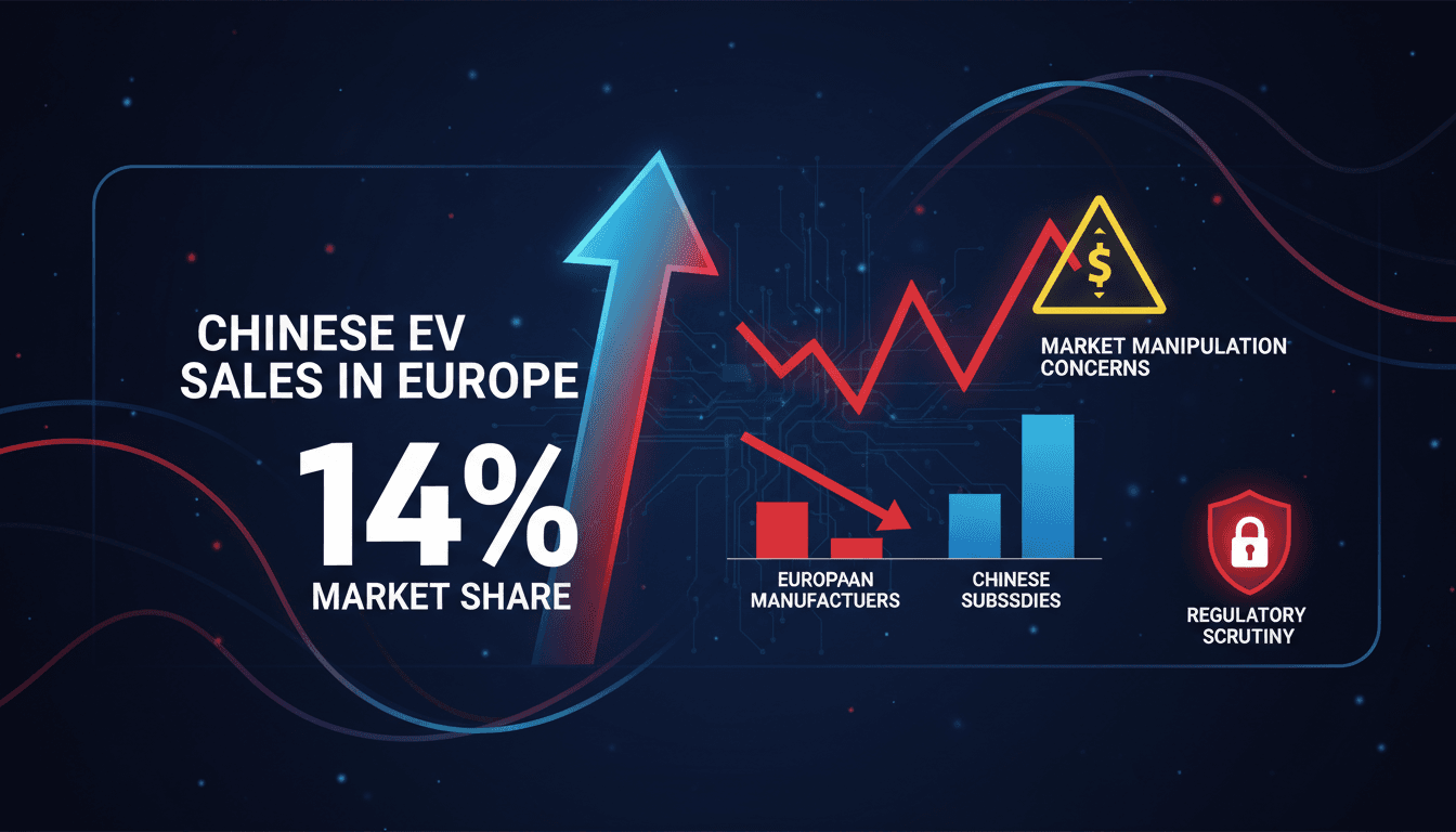 Chinese electric vehicles dominating the European market