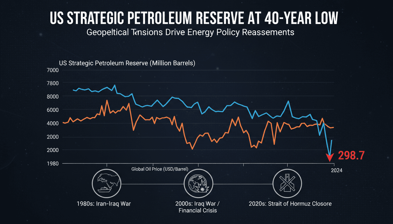 U.S. Strategic Petroleum Reserve levels and geopolitical impact analysis