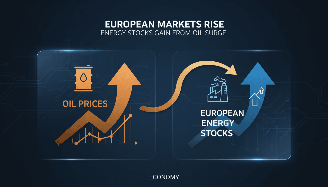 European stock market trends influenced by rising oil prices