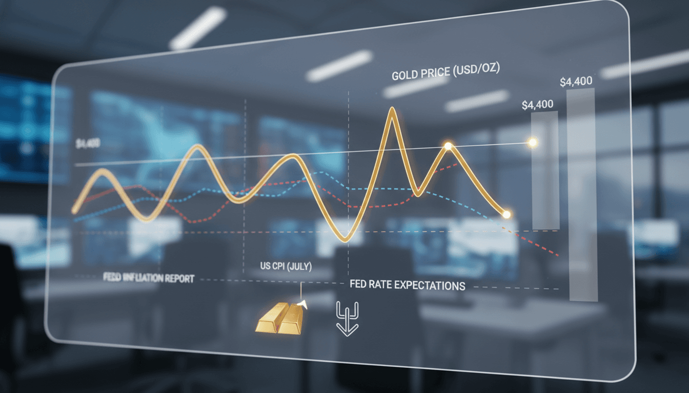 Gold bars with fluctuating price graphs in the background