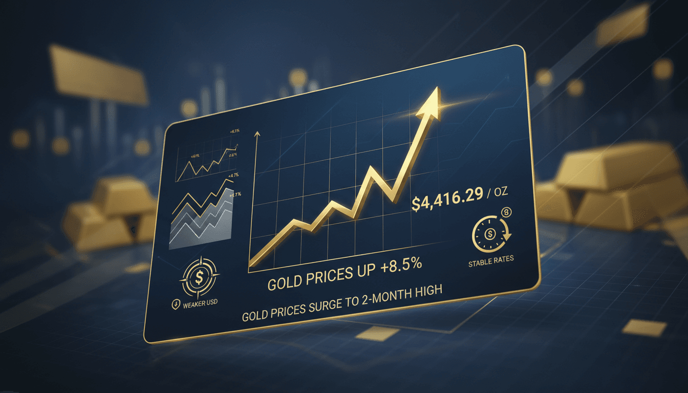 Gold bars with rising price trend graph in the background