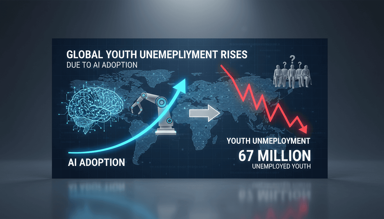 Global youth unemployment rises to 67 million due to AI adoption