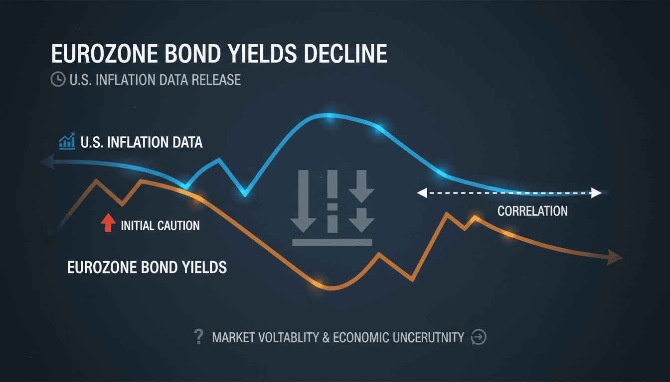 Eurozone bond market reaction to U.S. inflation data release