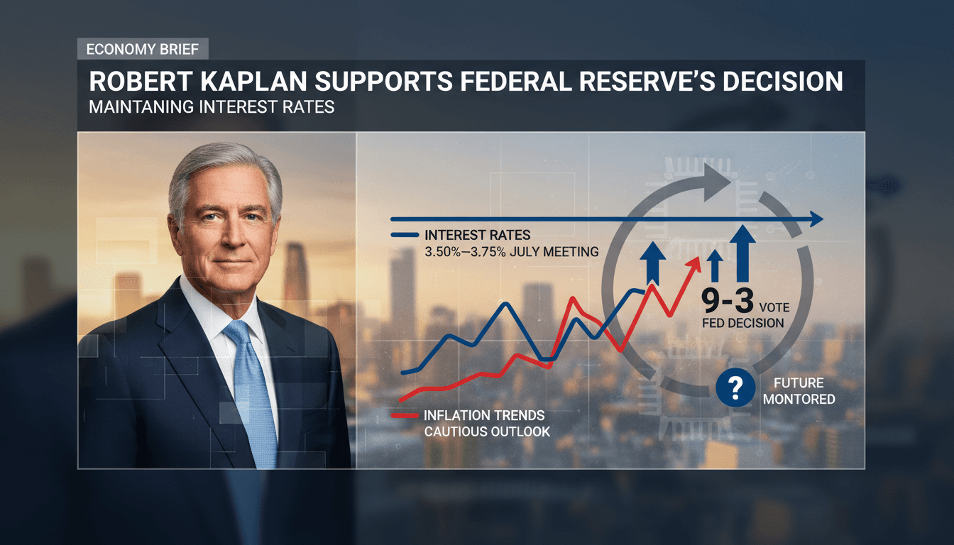 Robert Kaplan endorses Federal Reserve's interest rate decision.