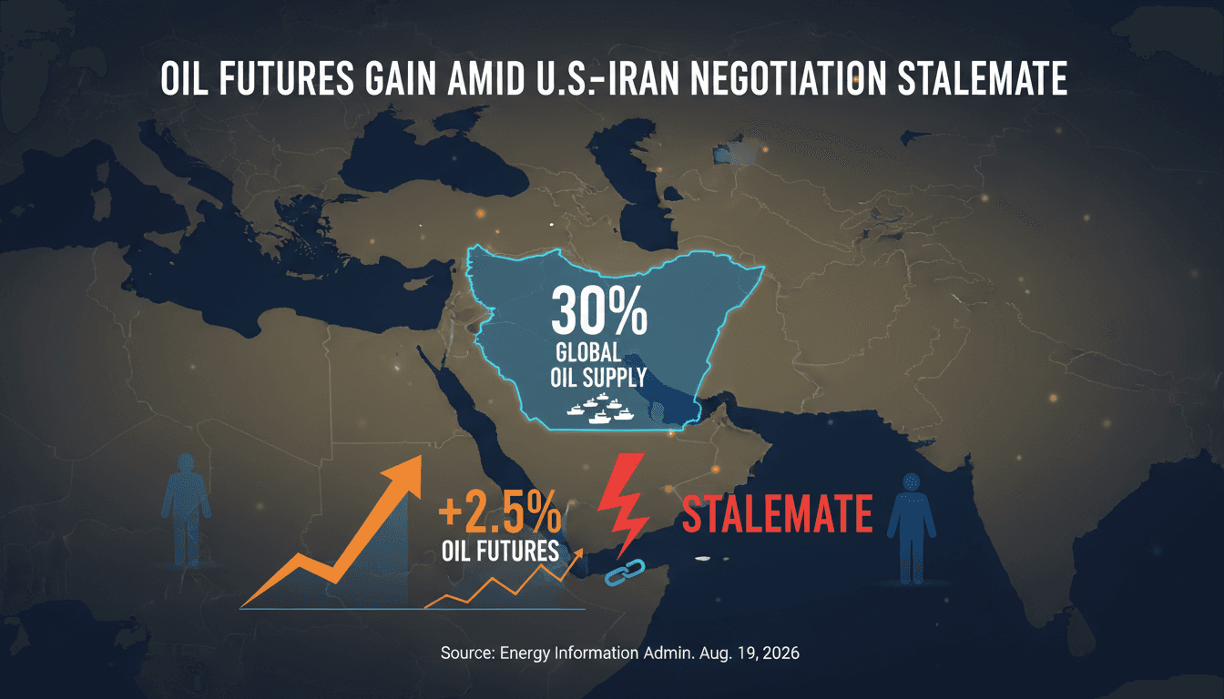 Infographic showing the percentage of global oil supply through the Strait of Hormuz and its effects on oil prices.