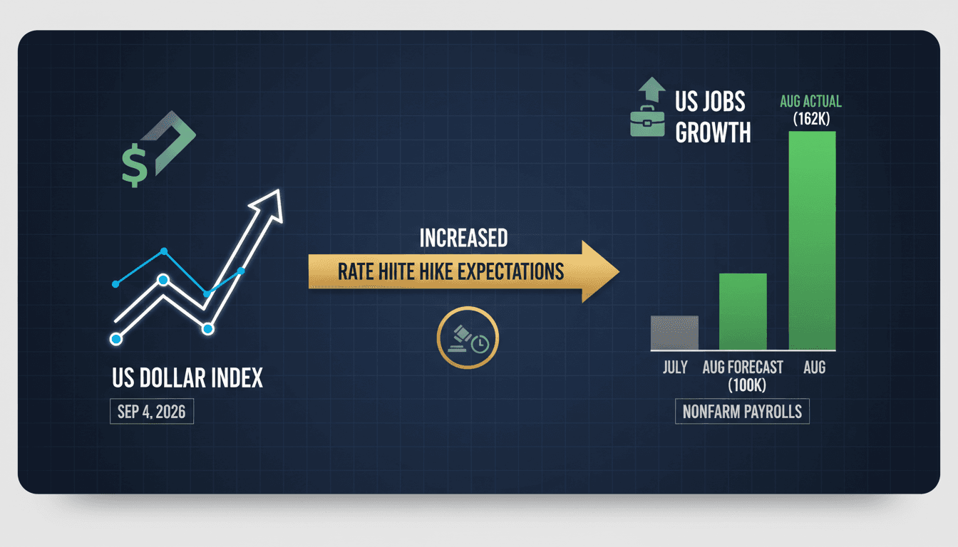 US Dollar Strengthens on Strong August Jobs Data Increasing Rate Hike Expectations