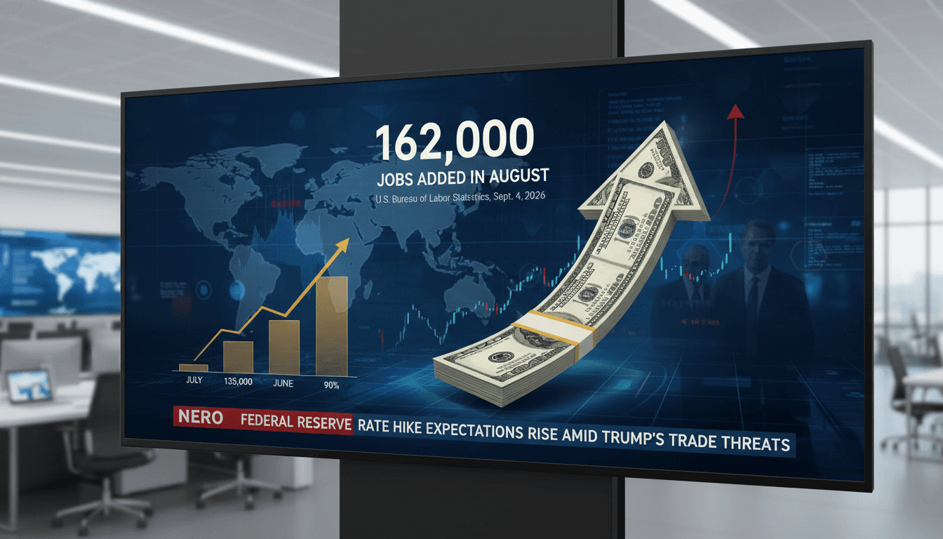 Infographic highlighting the 162,000 jobs added in August 2026 and its implications for the economy.