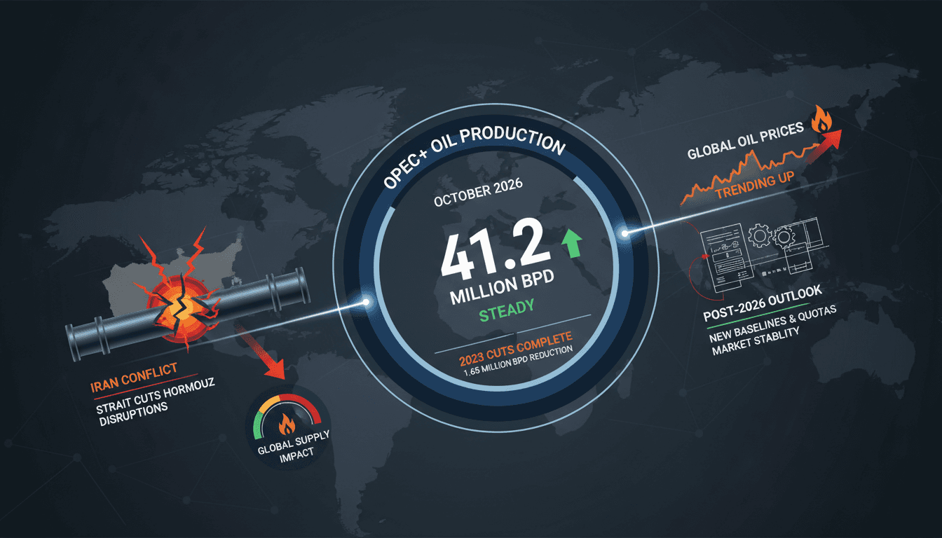 OPEC+ Holds Oil Output Steady for October 2026 After Completing 2023 Cuts