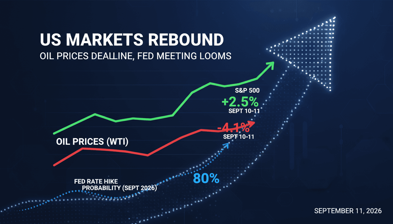 US Stock Markets Rebound as Oil Prices Decline Ahead of Federal Reserve Meeting