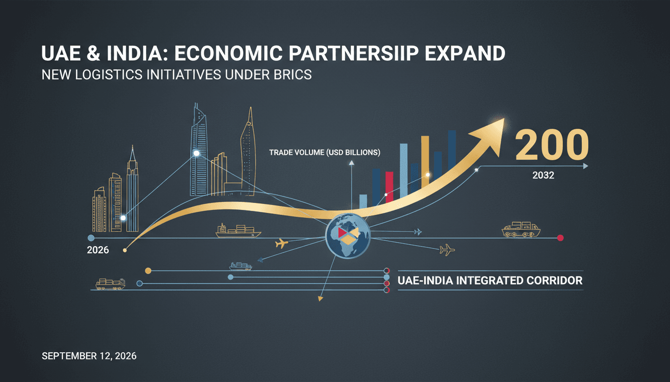 UAE and India Expand Economic Partnership with New Logistics Initiatives Under BRICS Framework