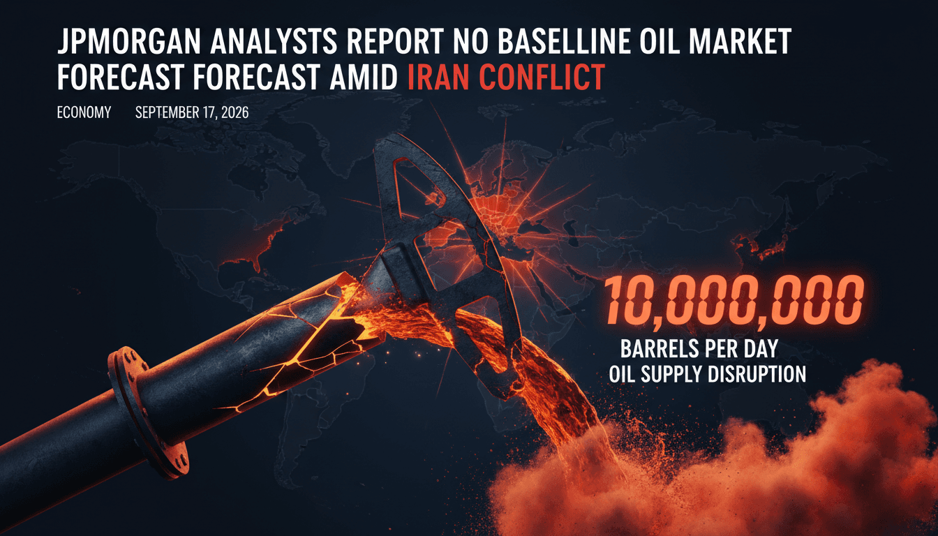 Infographic illustrating the 10 million barrels per day oil supply disruption due to the Iran conflict.
