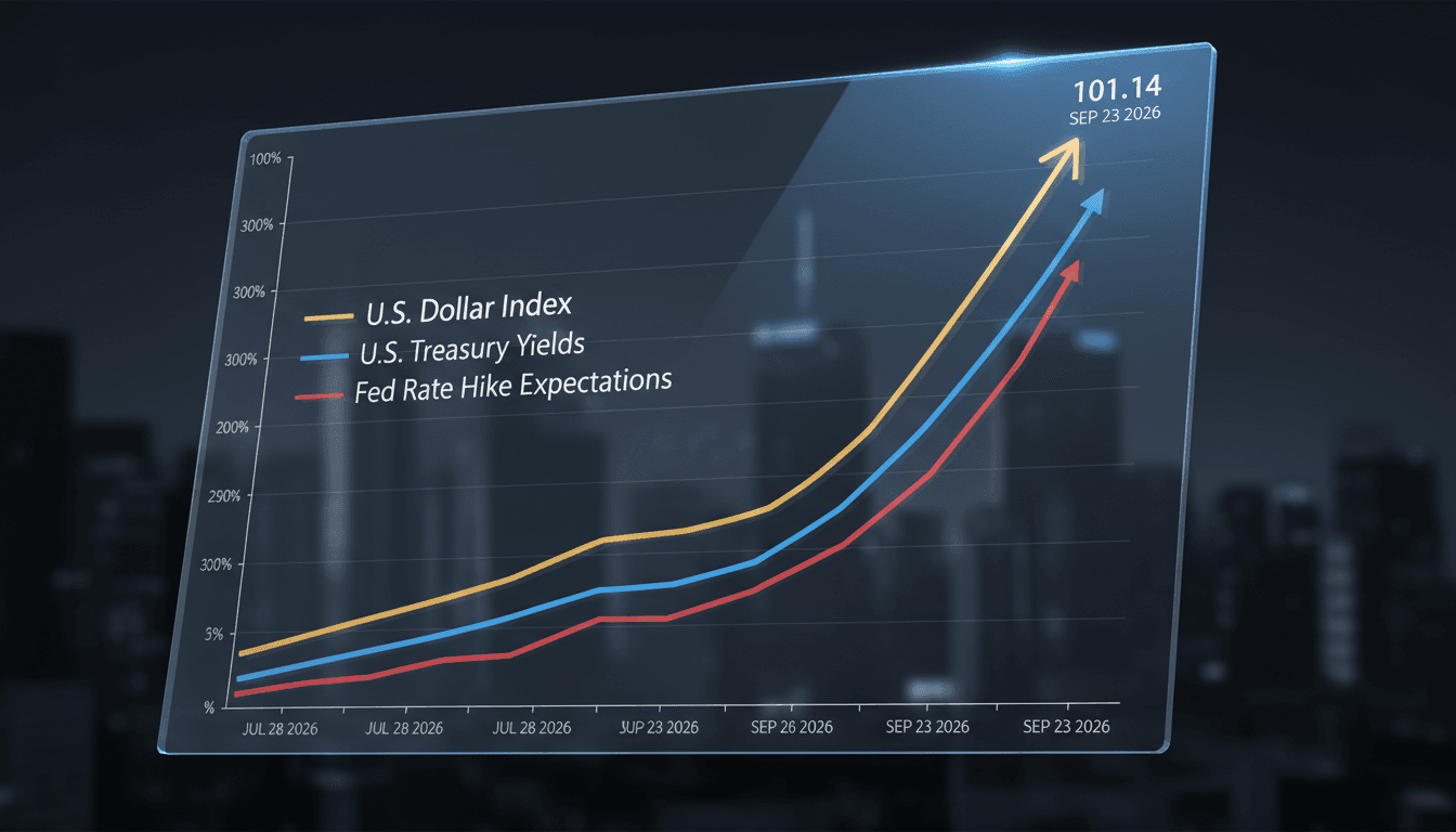 U.S. Dollar Index Reaches Two-Month High Amid Fed Rate Hike Speculation