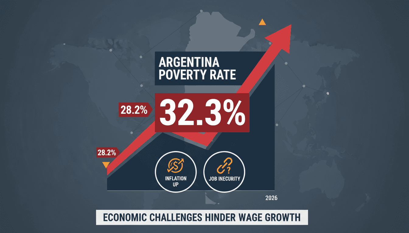 Argentina's Poverty Rate Increases to 32.3 Percent Amid Economic Challenges