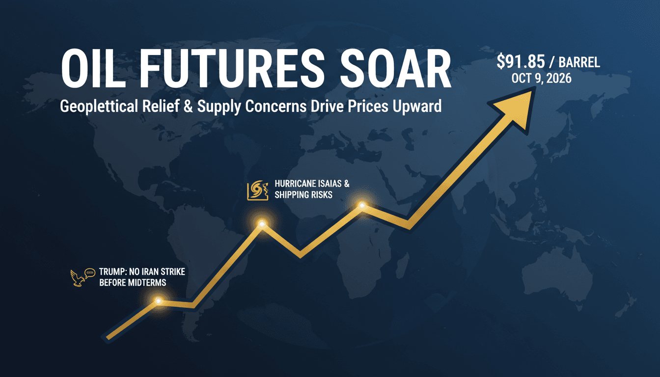 A chart showing the rise in oil prices with geopolitical events and supply disruptions highlighted.