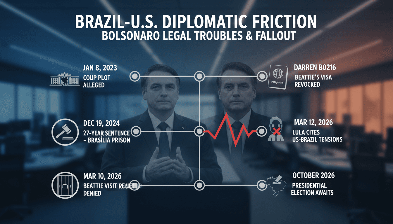 Brazil revokes visa of Trump adviser Darren Beattie over Bolsonaro prison visit request