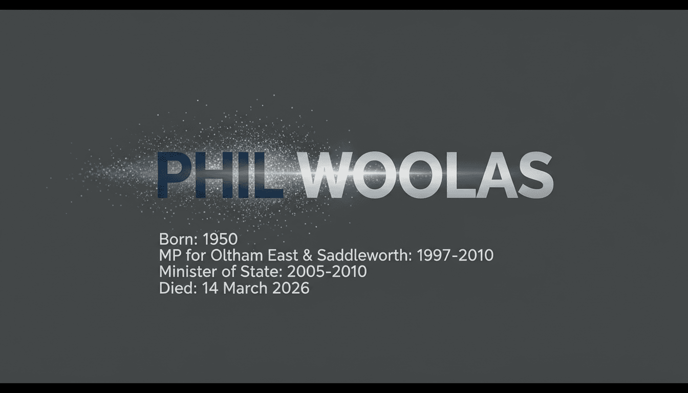 Phil Woolas, Former Labour MP, Passes Away at 66 After Battle with Glioblastoma