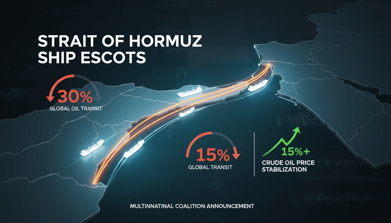 Trump Administration to Announce Multinational Coalition for Strait of Hormuz Ship Escorts