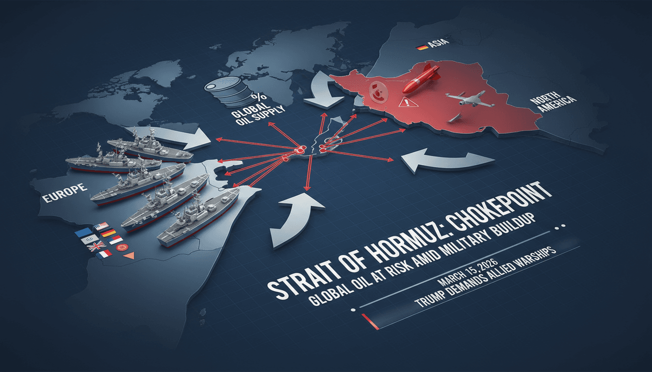 Trump Demands Allied Warships for Strait of Hormuz Amid Iranian Threats
