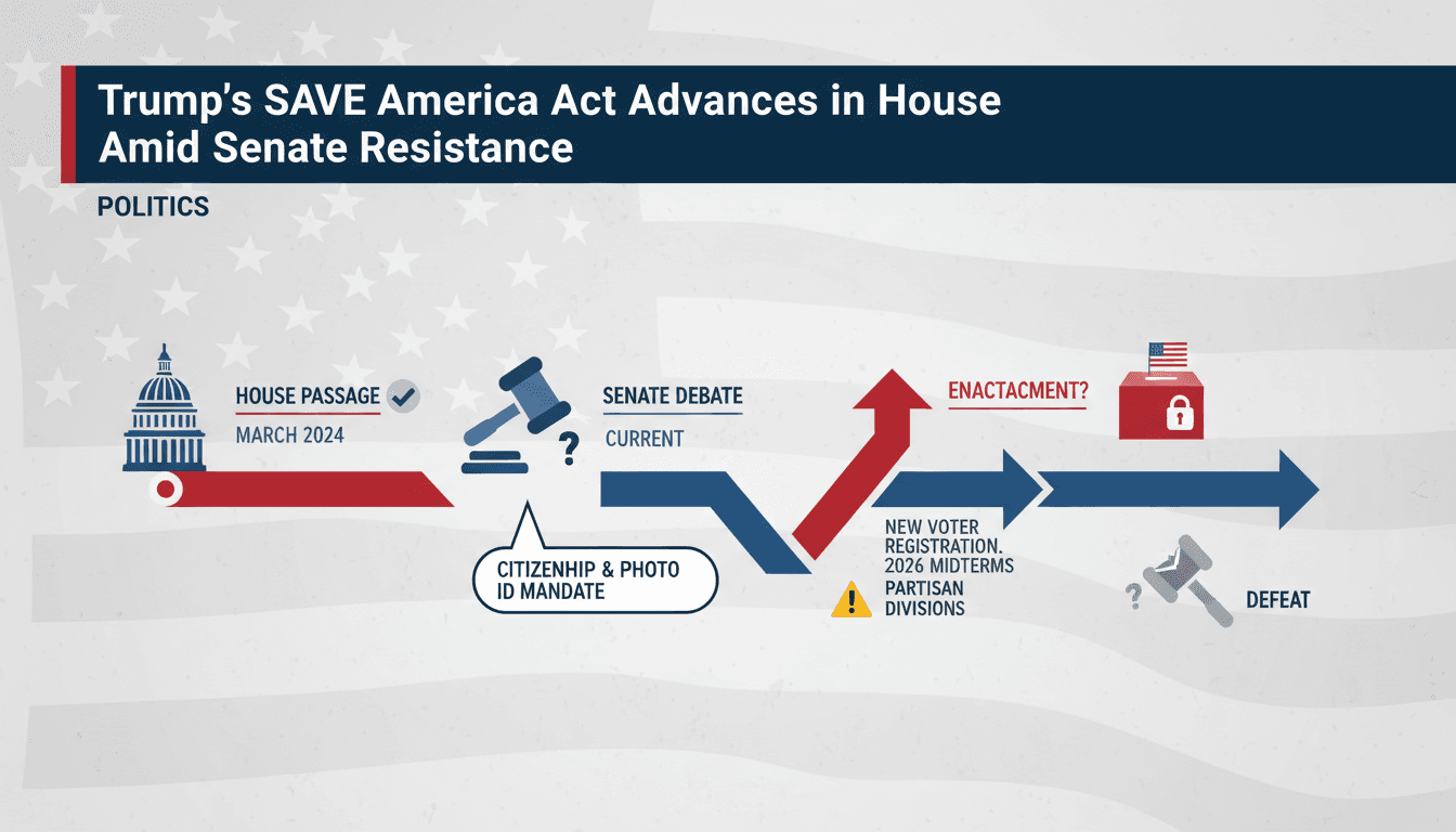 Trump's SAVE America Act Advances in House Amid Senate Resistance