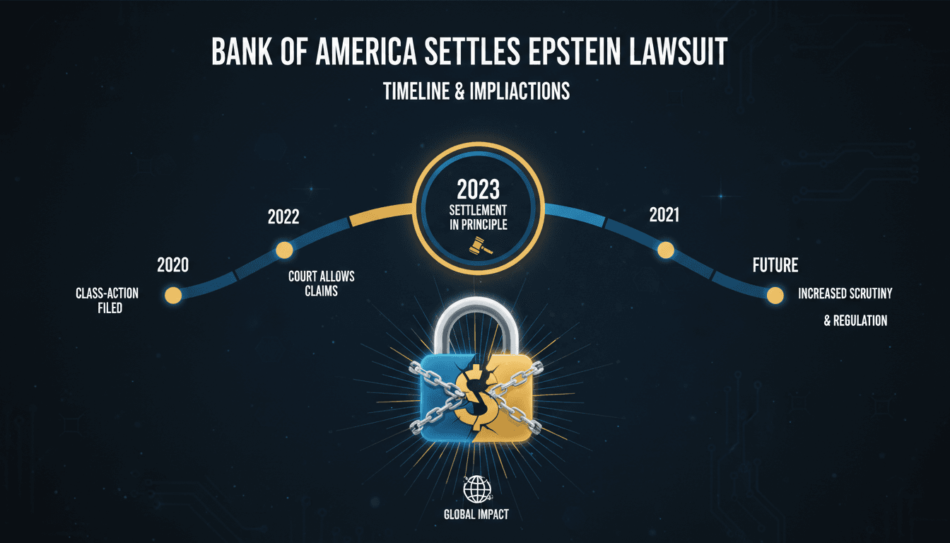 Bank of America Settles Class-Action Lawsuit Linked to Jeffrey Epstein's Sex Trafficking
