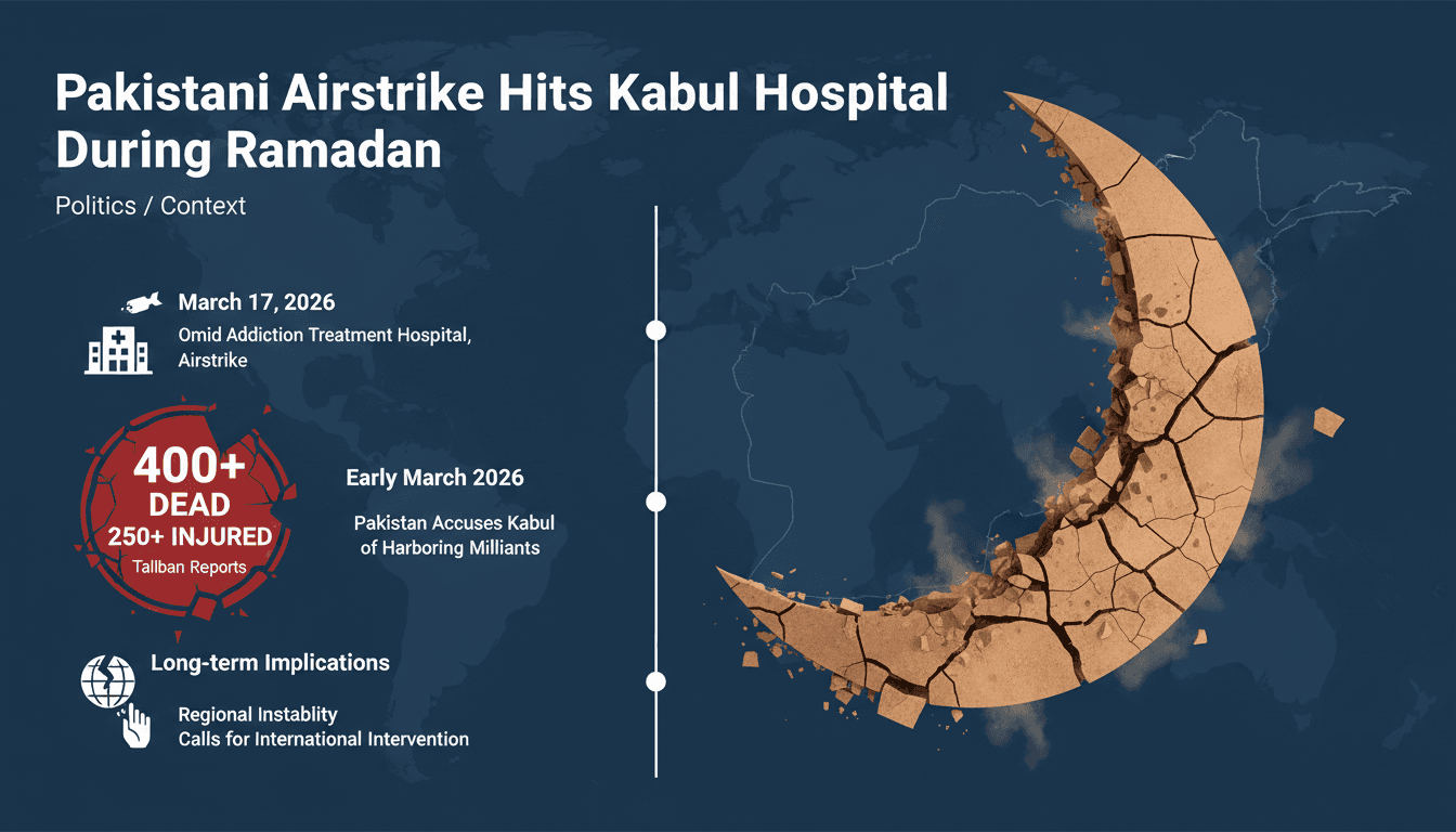 Pakistani Airstrike Hits Kabul Hospital During Ramadan