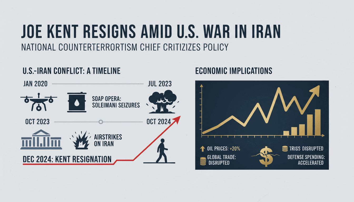 Joe Kent Resigns as Director of National Counterterrorism Center Amid U.S. War in Iran