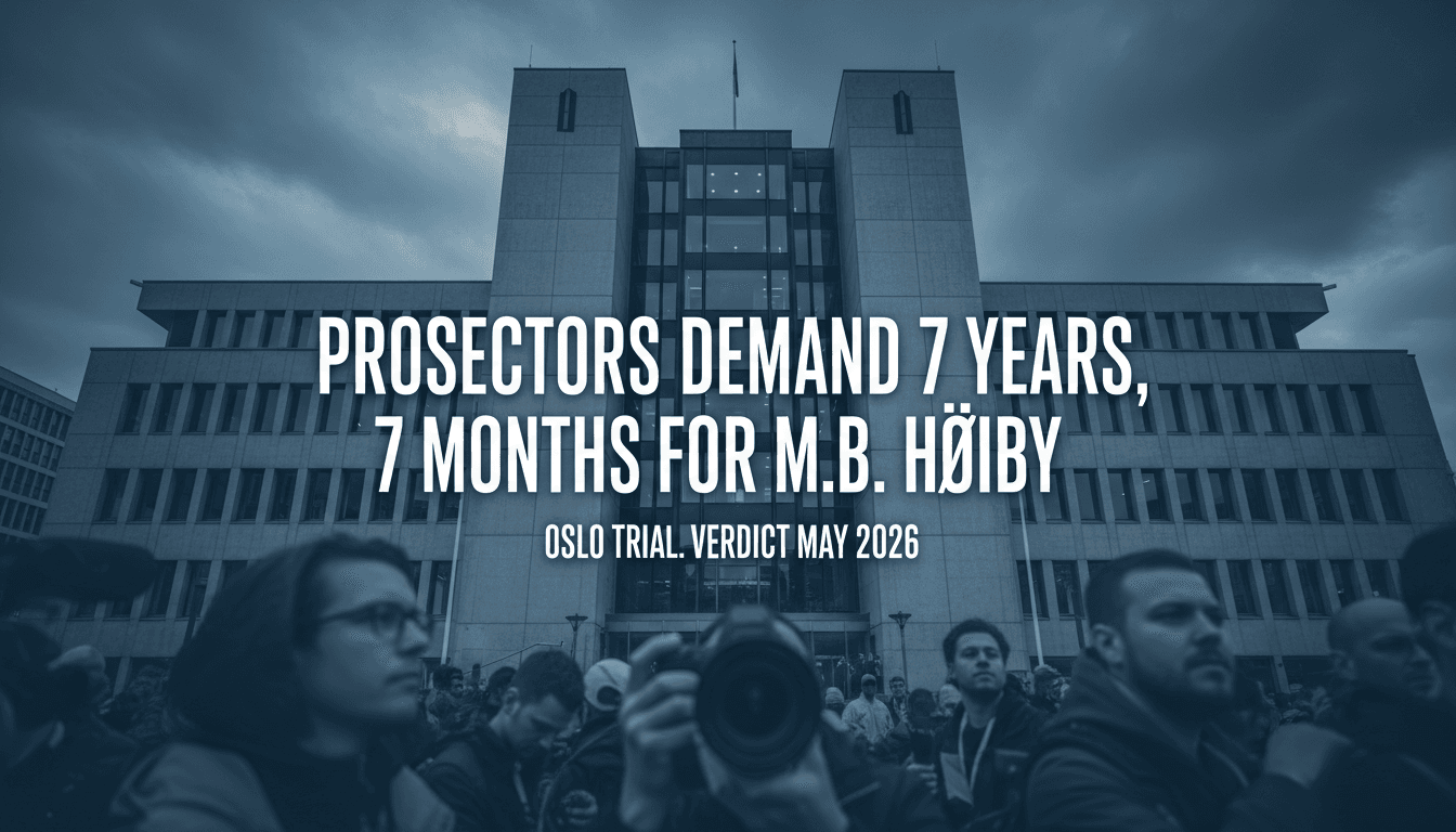 Prosecutors Demand Seven Years and Seven Months for Marius Borg Høiby in Oslo Trial