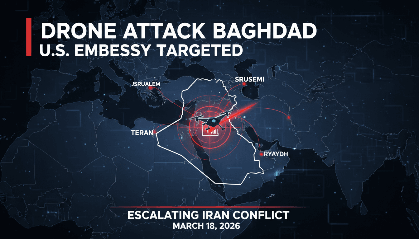 Drone attack targets U.S. Embassy in Baghdad amid escalating Iran conflict