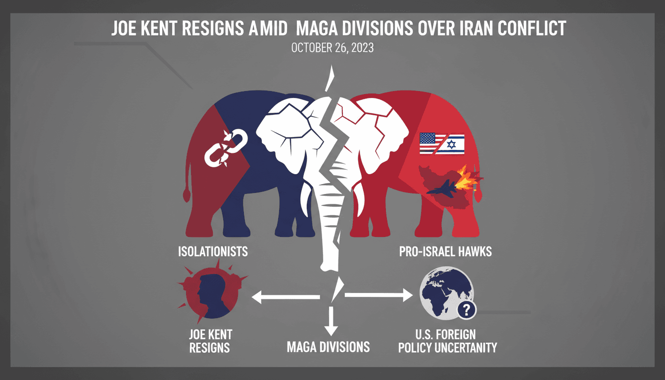 Joe Kent resigns as Director of National Counterterrorism Center amid MAGA divisions over Iran conflict