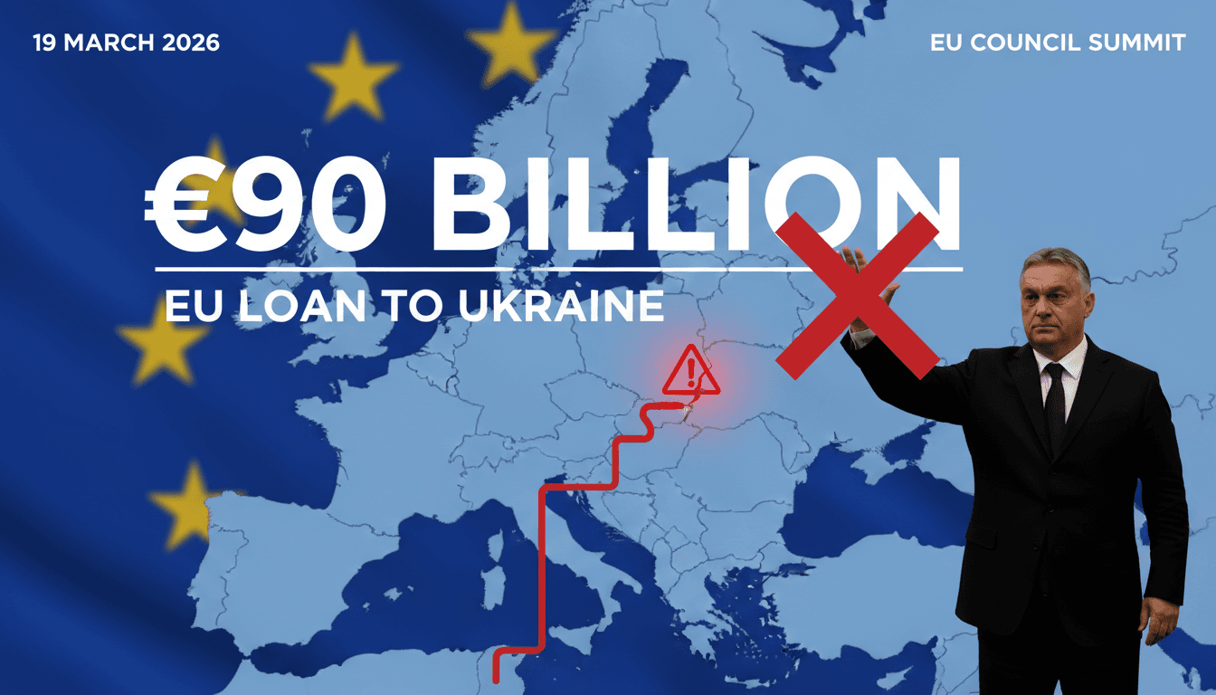 Hungary's Orbán Blocks €90 Billion EU Loan to Ukraine Amid Pipeline Dispute