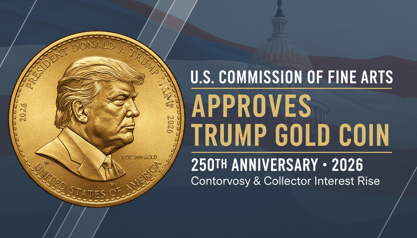 U.S. Commission of Fine Arts Approves Trump Commemorative Gold Coin Design