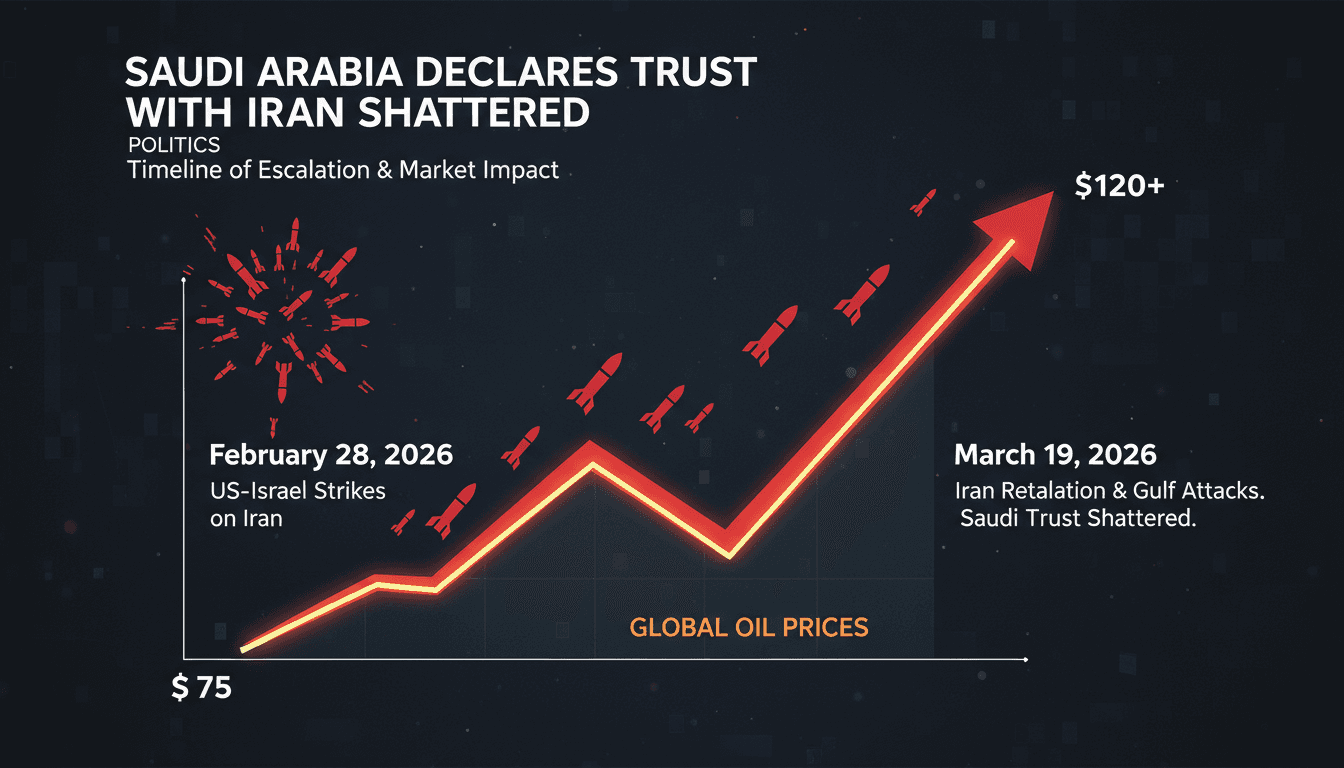 Saudi Arabia Declares Trust with Iran Shattered Amid Ongoing Missile Attacks