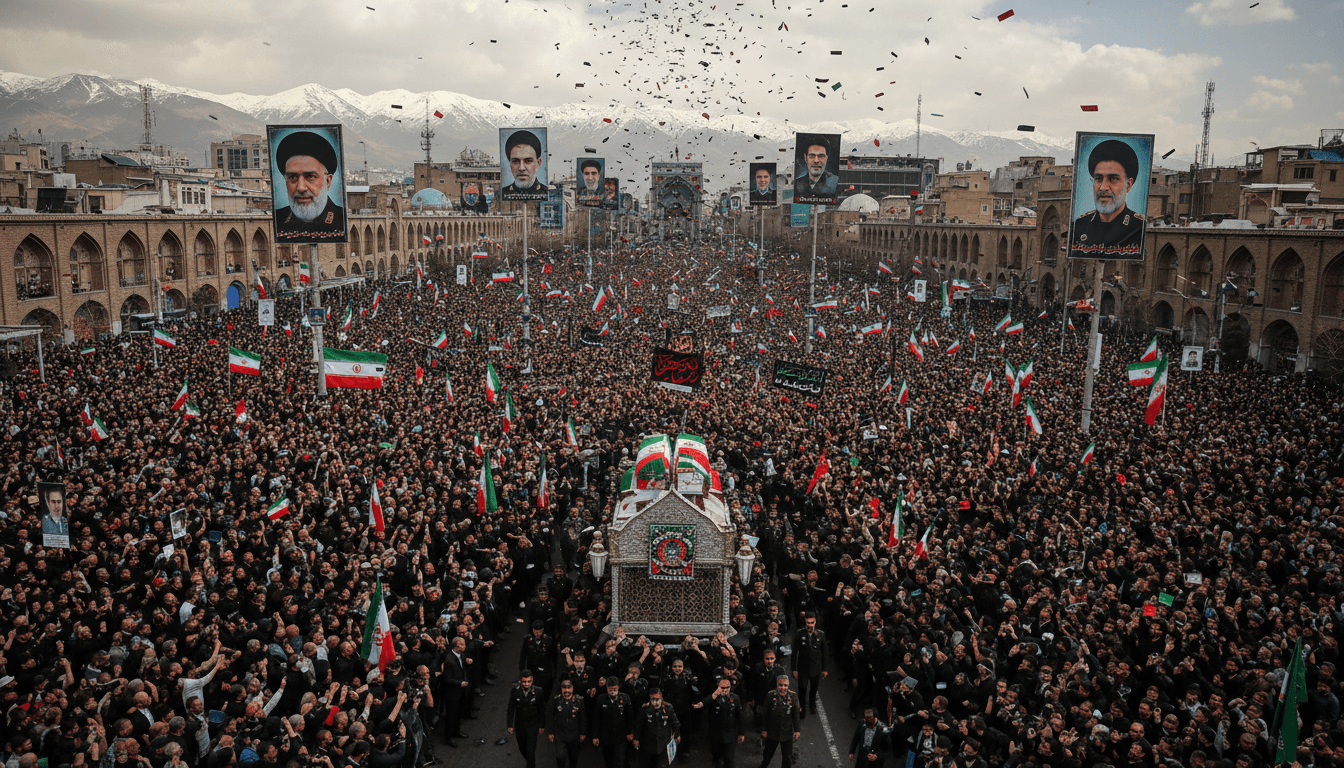 Mass funeral in Tehran for Iranian officials killed in US-Israel conflict