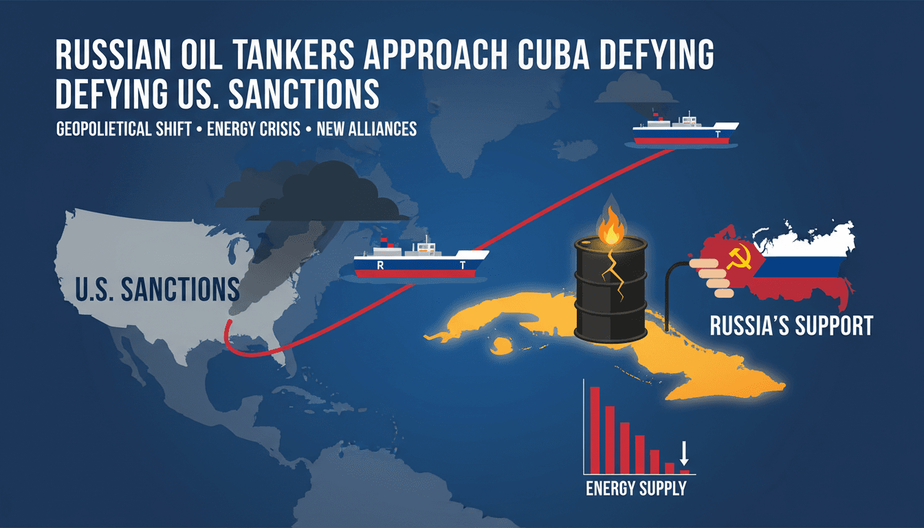 Russian Oil Tankers Approach Cuba Defying U.S. Sanctions