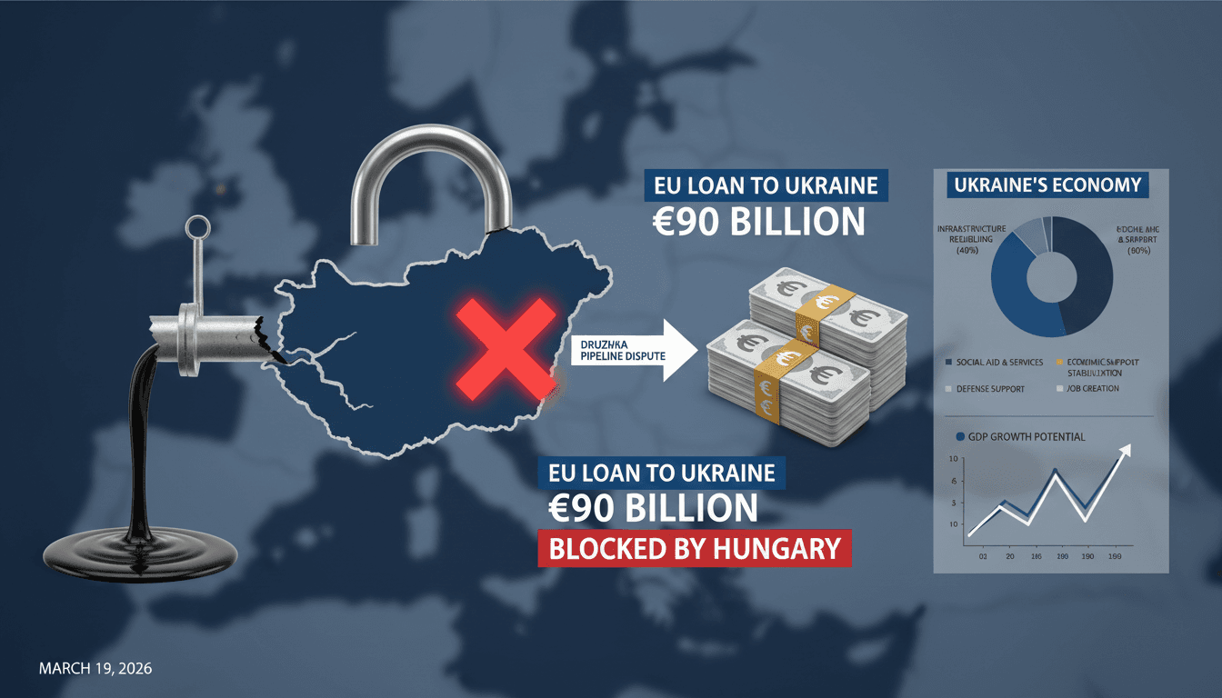 Hungary's Orbán Blocks €90 Billion EU Loan to Ukraine Amid Pipeline Dispute