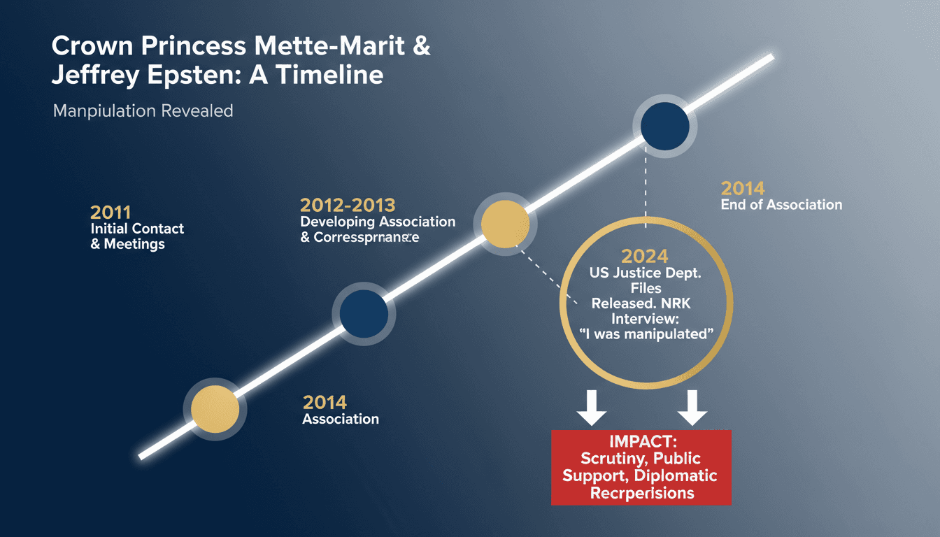 Crown Princess Mette-Marit of Norway reveals manipulation by Jeffrey Epstein in NRK interview