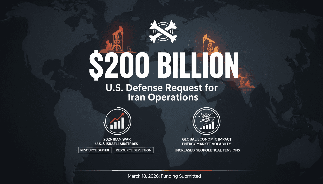 U.S. Department of Defense Seeks Over $200 Billion for Iran Military Operations