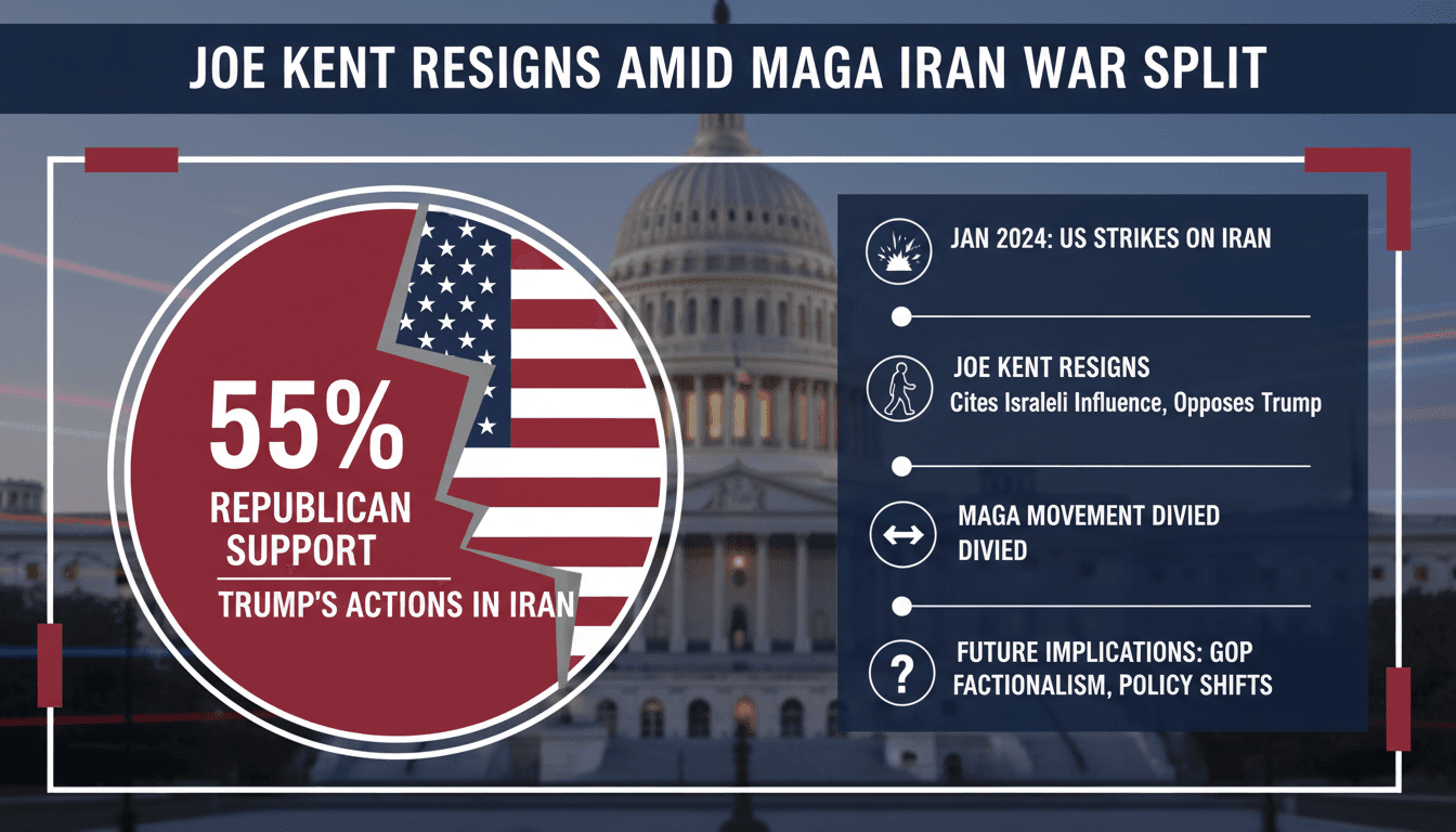 Joe Kent resigns from National Counterterrorism Center amid divisions in MAGA movement over Iran war