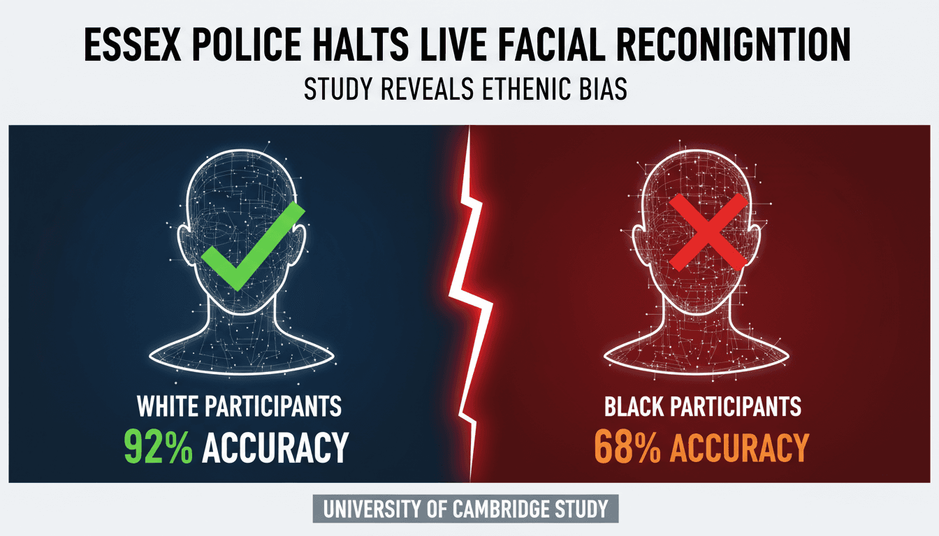 Essex Police Halts Live Facial Recognition Use After Study Reveals Ethnic Bias