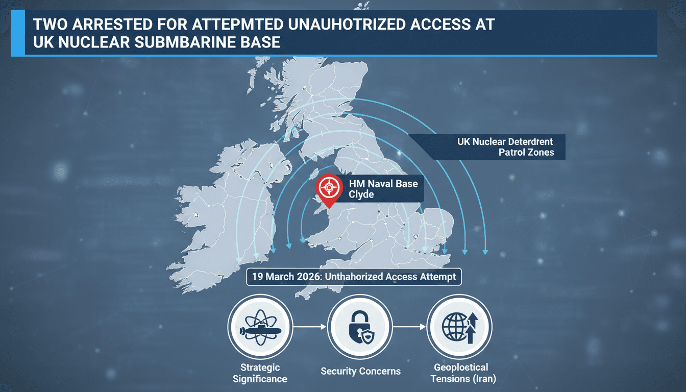 Two Arrested for Attempted Unauthorized Access at UK's Nuclear Submarine Base
