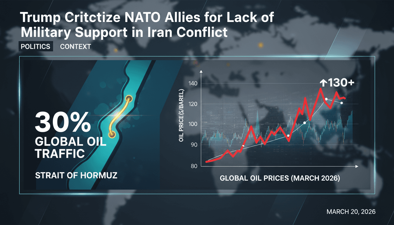 Trump Criticizes NATO Allies for Lack of Military Support in Iran Conflict