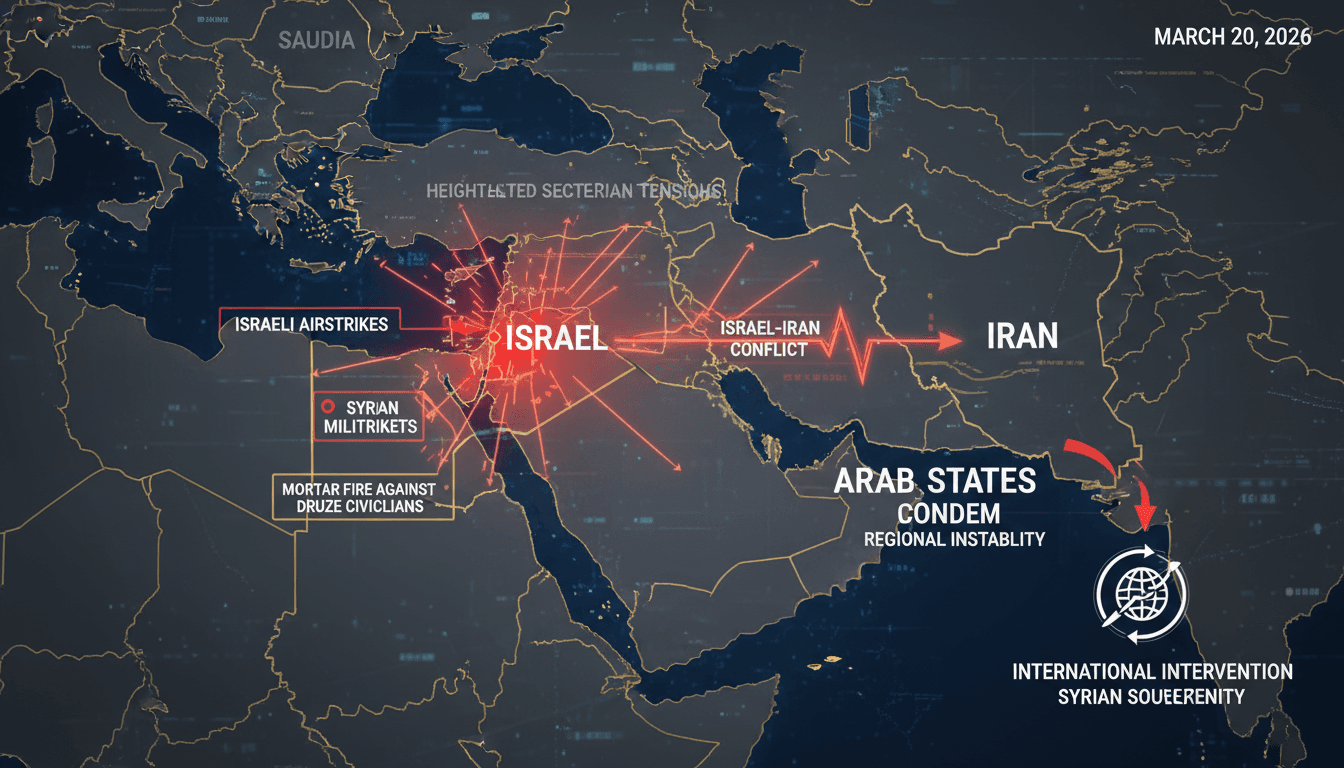 Arab States Condemn Israeli Airstrikes on Syrian Military Infrastructure