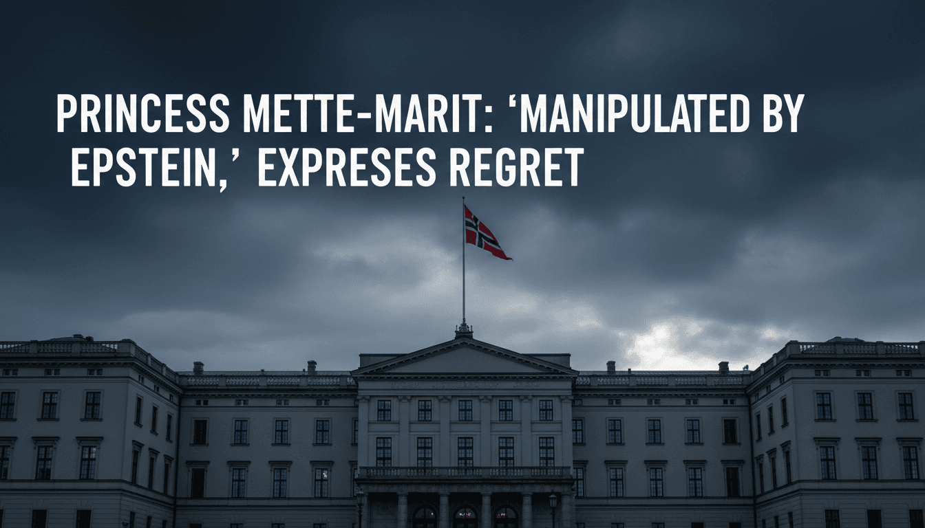 Crown Princess Mette-Marit of Norway Reveals Manipulation by Jeffrey Epstein in NRK Interview