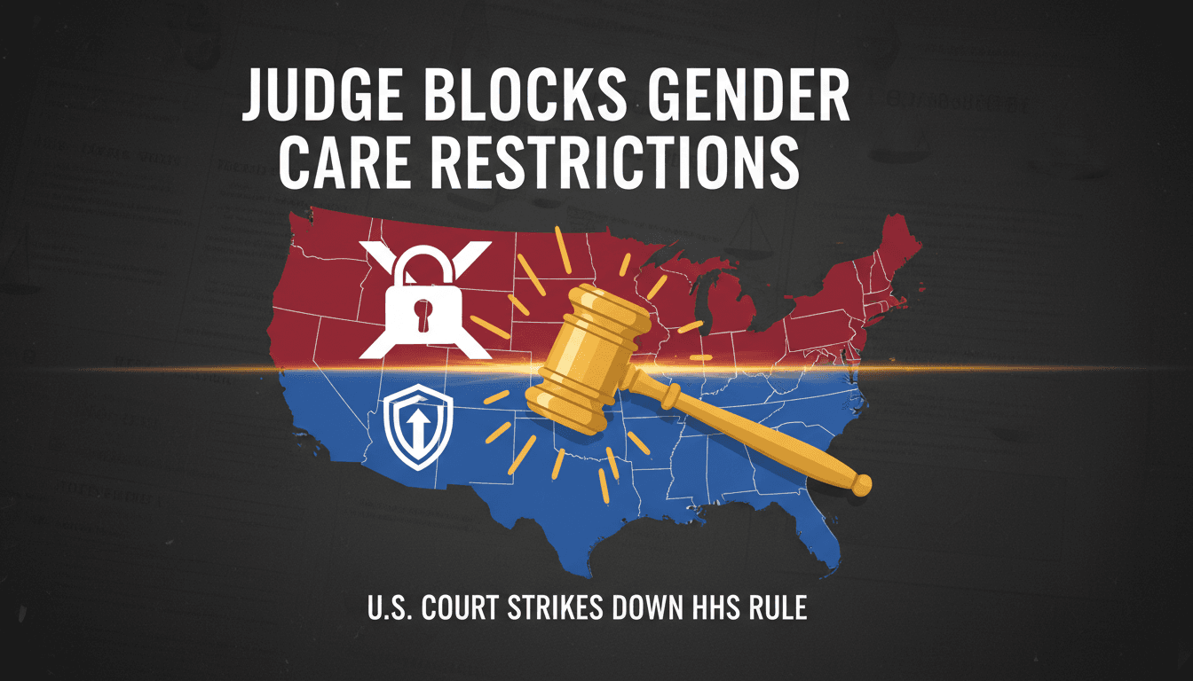 U.S. Judge Blocks HHS Secretary's Restrictions on Gender-Affirming Care for Minors