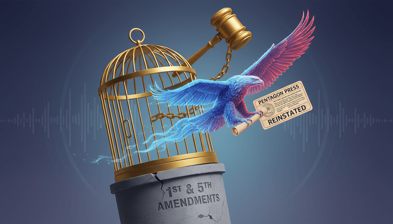 U.S. Judge Rules Pentagon Press Credential Policy Unconstitutional