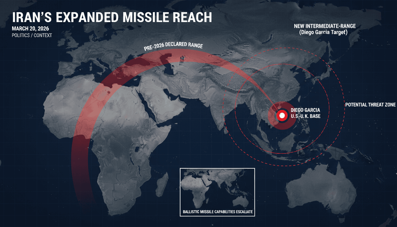 Iran Launches Intermediate-Range Ballistic Missiles at Diego Garcia Base