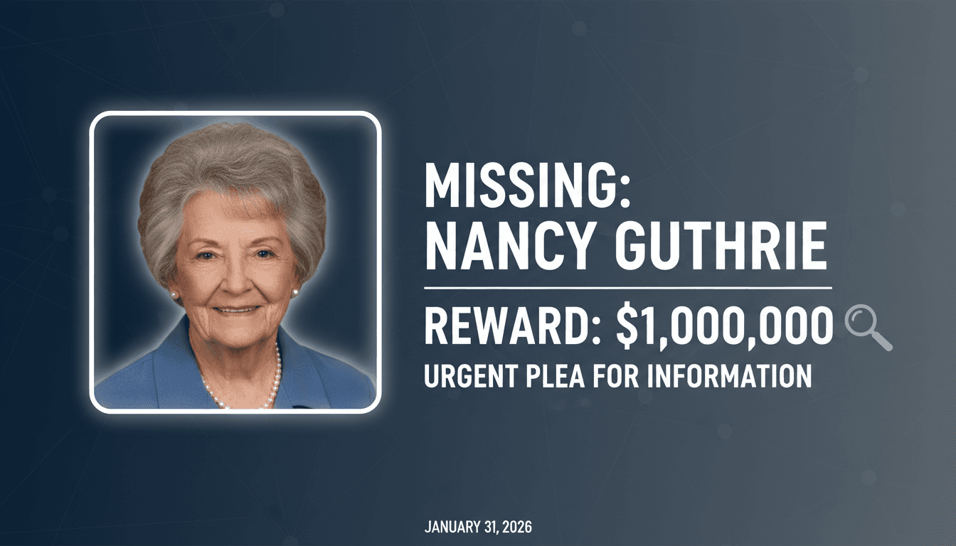Guthrie Family Issues Urgent Plea for Information on Missing Mother Nancy Guthrie