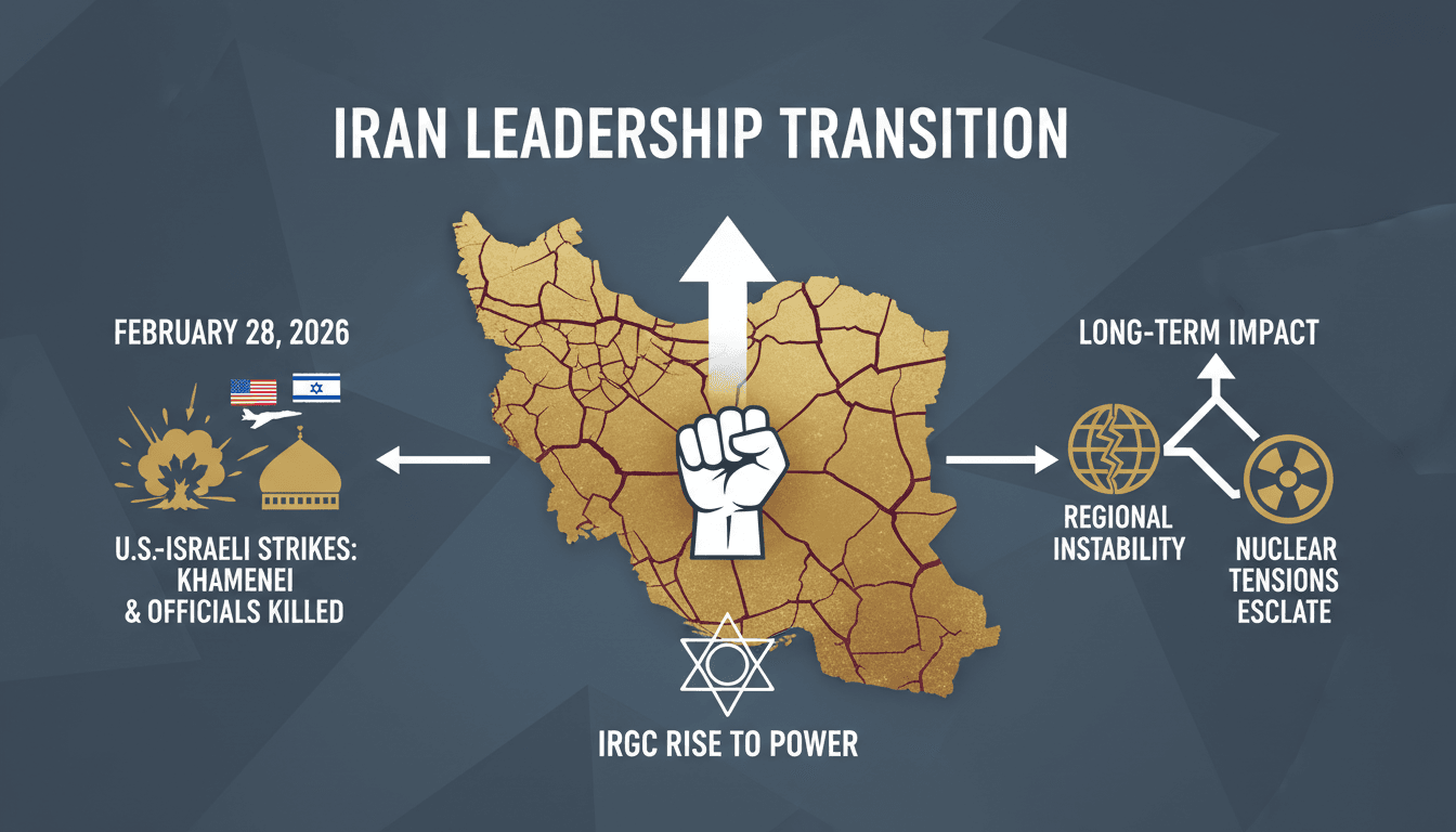 Iran experiences leadership transition after U.S.-Israeli strikes kill Supreme Leader Khamenei